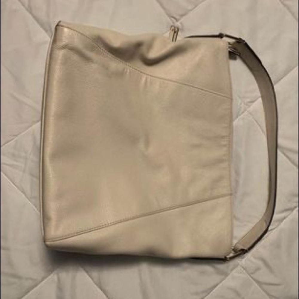 Cream Michael Kors Purse